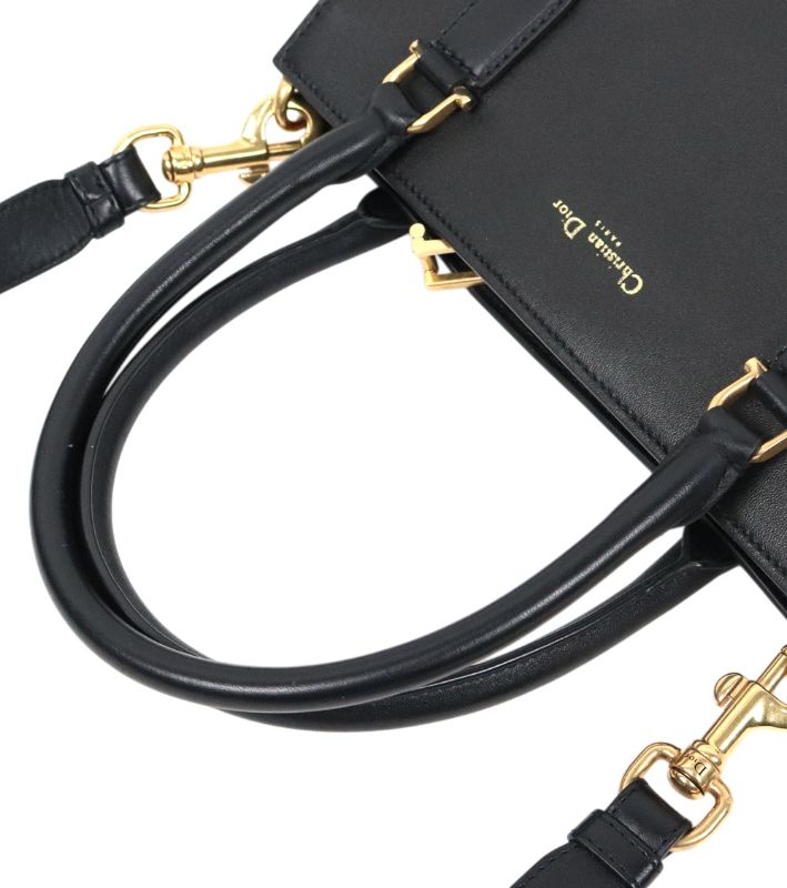 Dior Black Leather 2-Way Bag