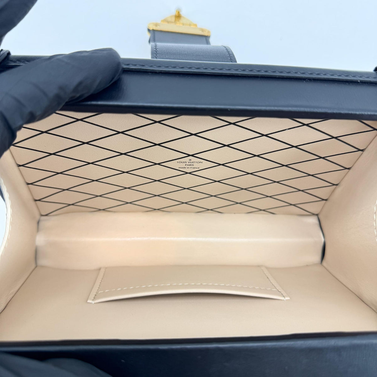 Louis Vuitton 1854 Monogram Petite Malle Trunk Shoulder Bag