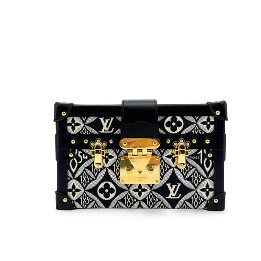 Louis Vuitton 1854 Monogram Petite Malle Trunk Shoulder Bag
