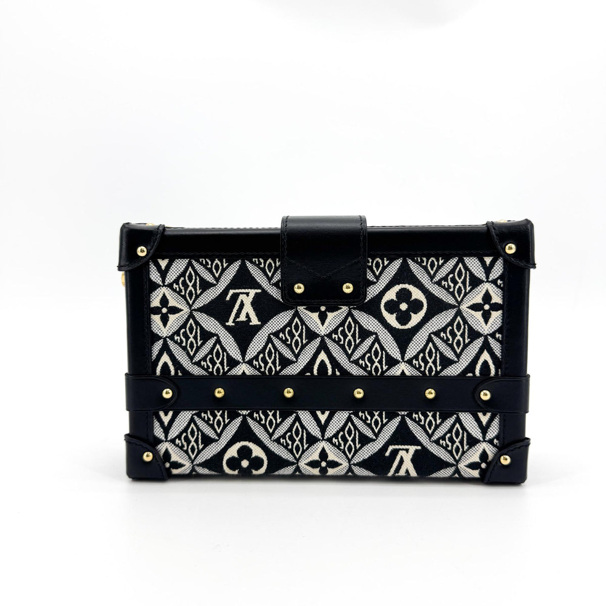 Louis Vuitton 1854 Monogram Petite Malle Trunk Shoulder Bag