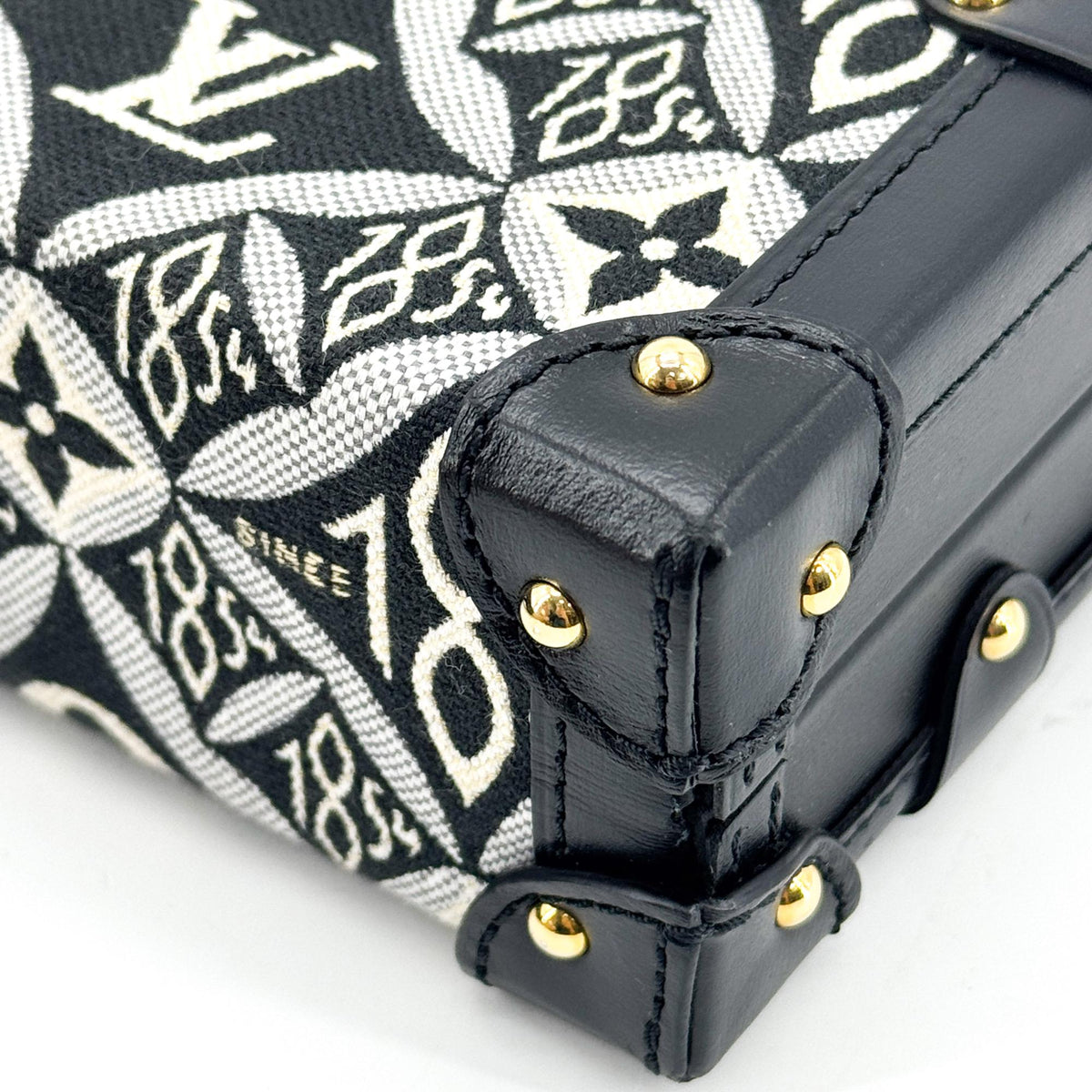 Louis Vuitton 1854 Monogram Petite Malle Trunk Shoulder Bag