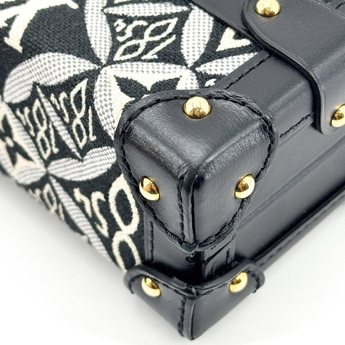 Louis Vuitton 1854 Monogram Petite Malle Trunk Shoulder Bag