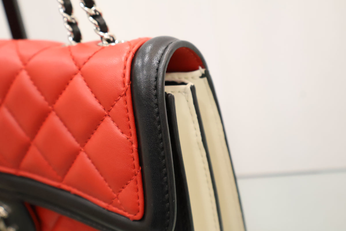 Season Limited Edition Graphic Flap Chain Shoulder Bag