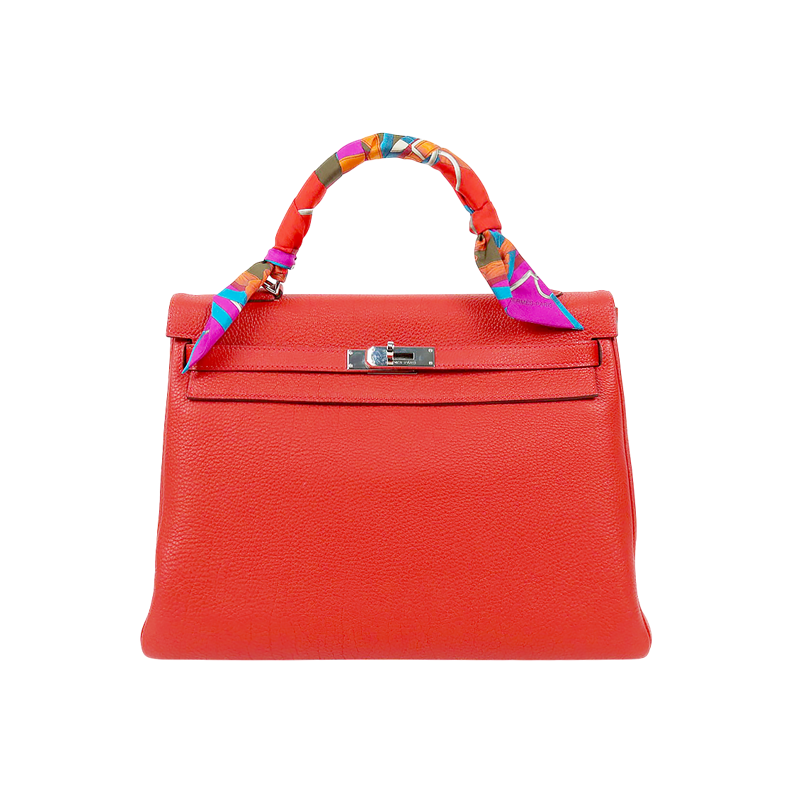 Hermès Kelly Bag 35 Square with "P" Engraving
