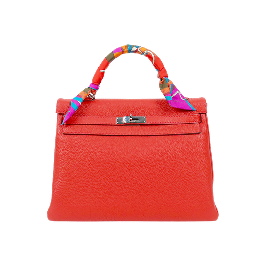 Hermès Kelly Bag 35 Square with "P" Engraving