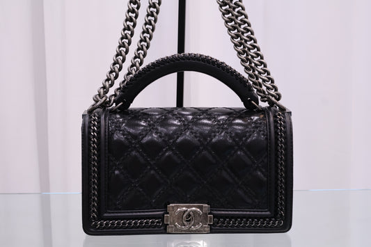Top Handle Chain Around Limited Edition Medium Flap Shoulder Bag