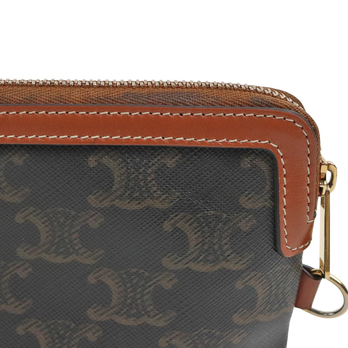 Céline Triomphe Strap Long Pouch
