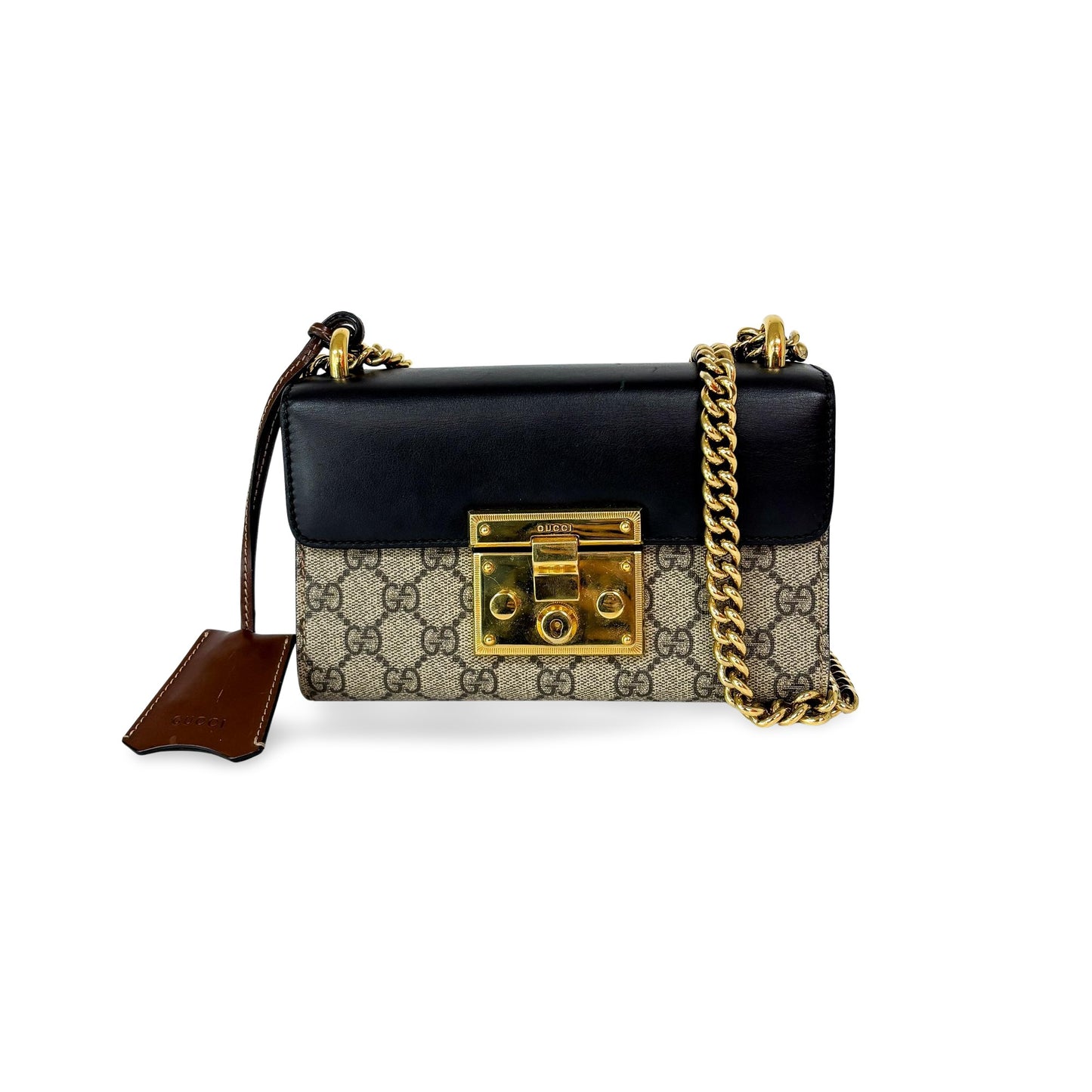 Gucci Padlock GG Small Shoulder Bag Black