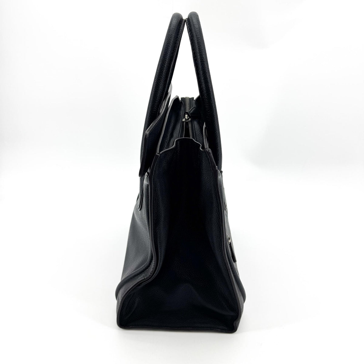 Celine Mini Luggage Bag Calfskin Black