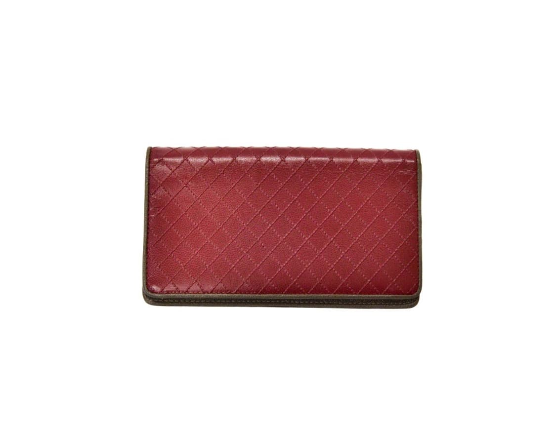 Chanel lambskin long wallet
