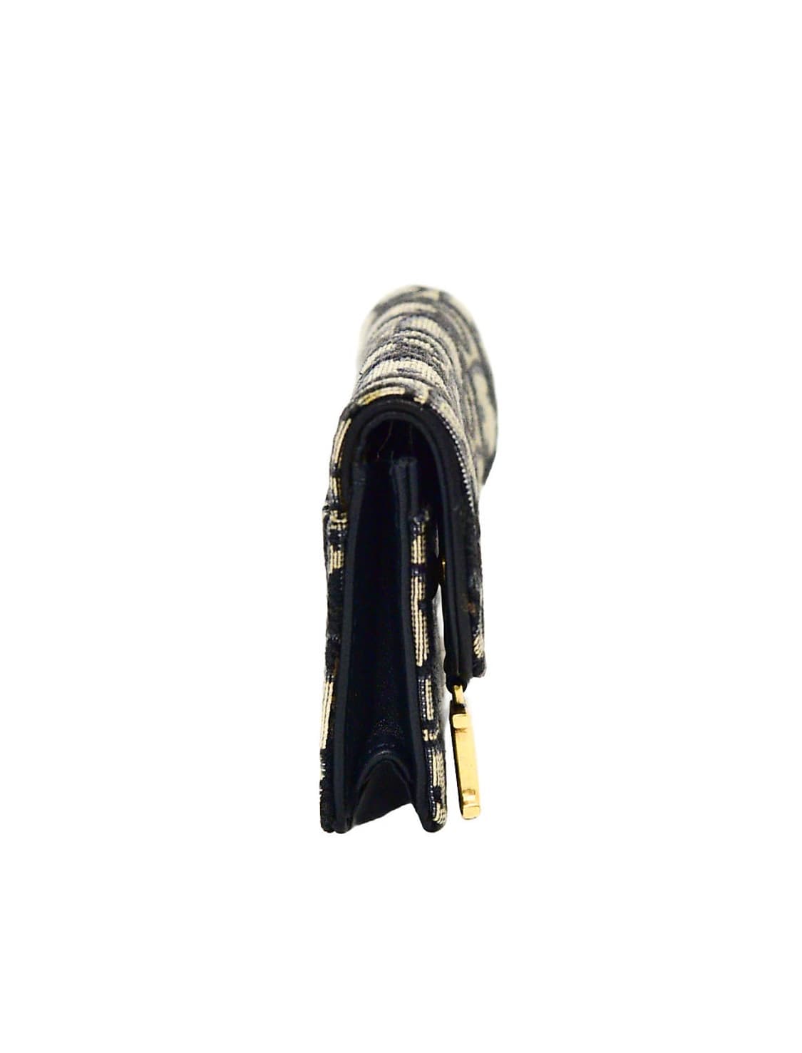 Dior Oblique Saddle Flap Card Holder