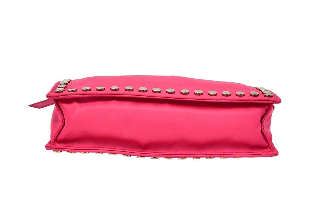 Prada Etiquette Studded Shoulder Bag