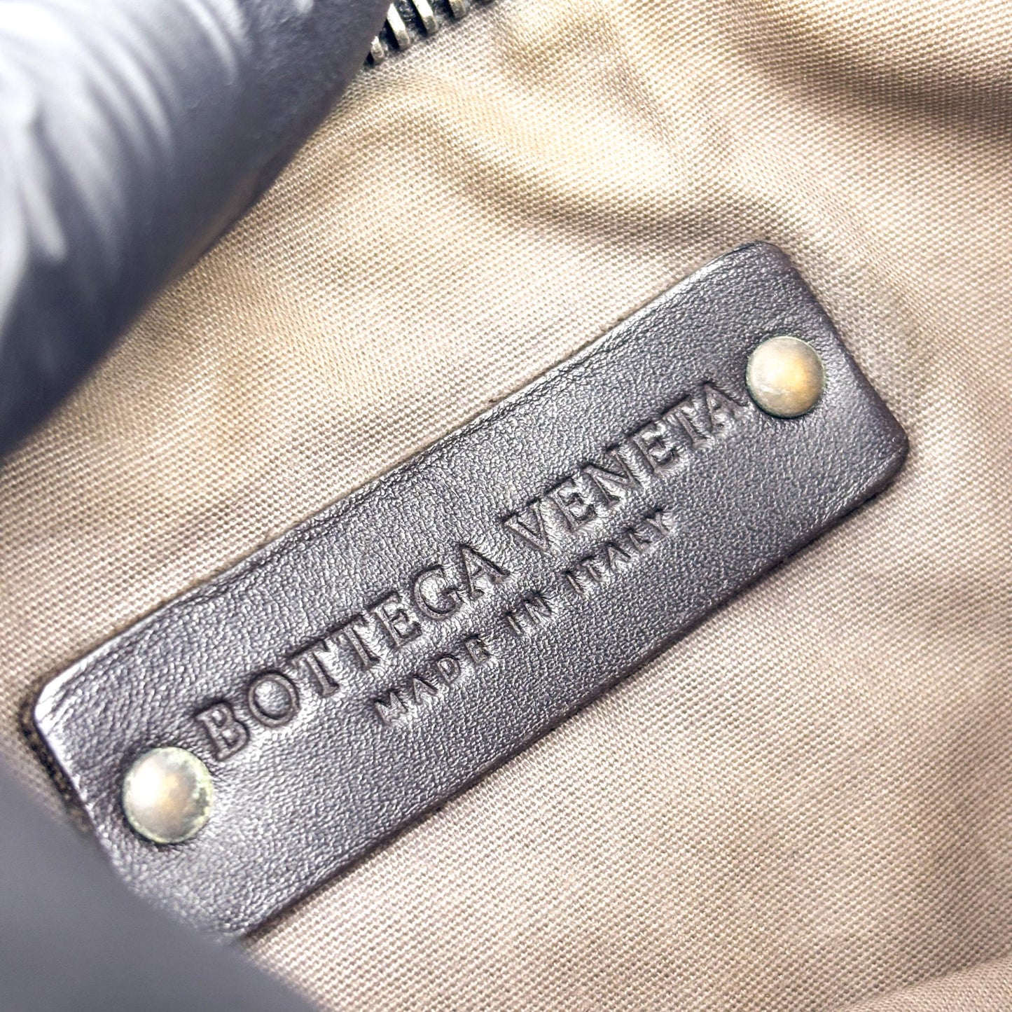 Bottega Veneta Intrecciato Messenger Bag Black