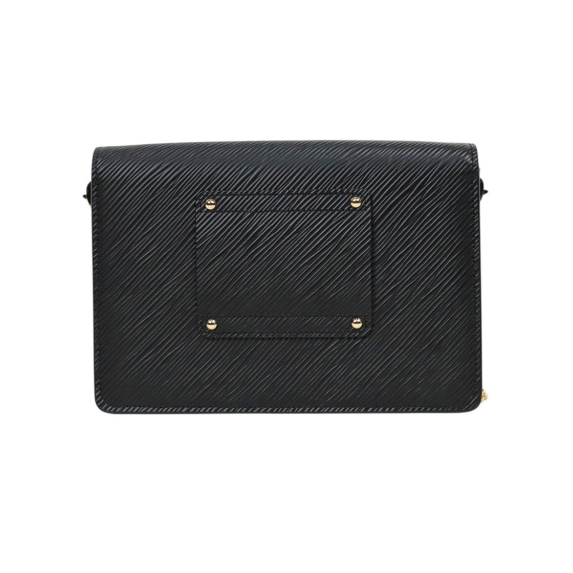 Louis Vuitton Black Epi Twist Belt Chain Crossbody Bag