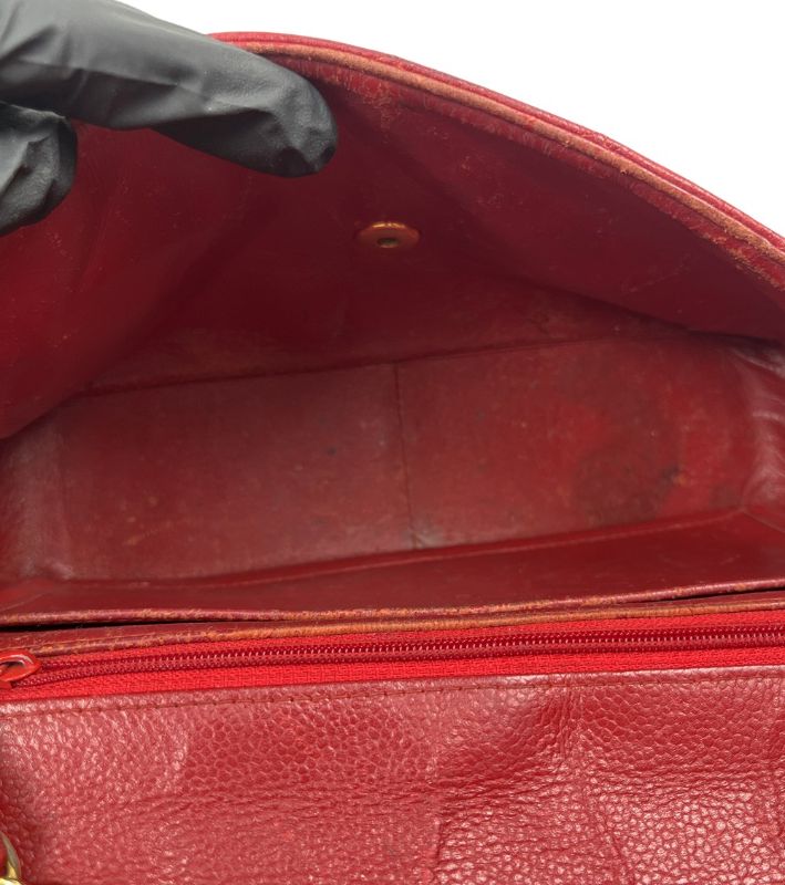Chanel Red Caviar Diana Bag