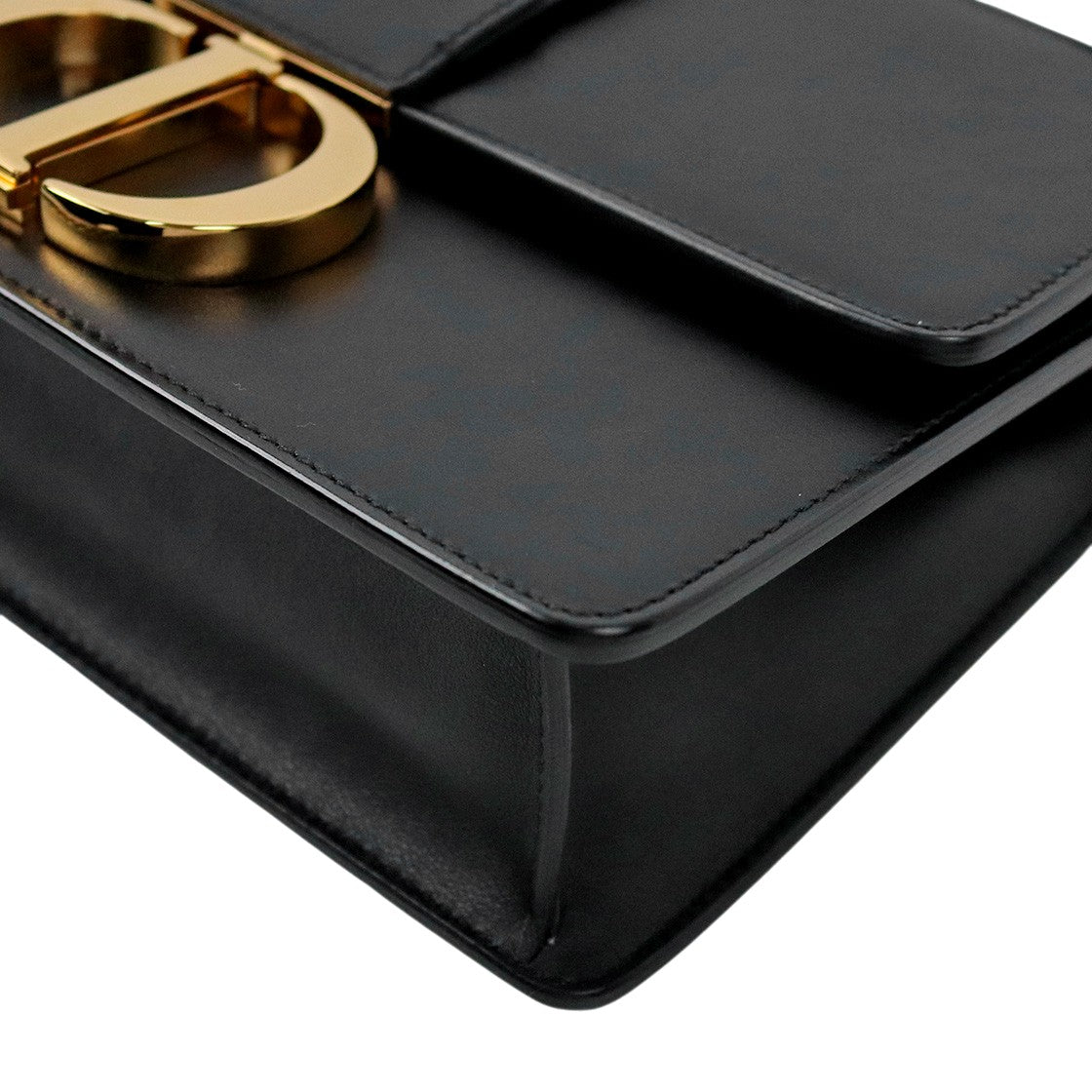Dior Black 30 Montaigne Box Shoulder Bag
