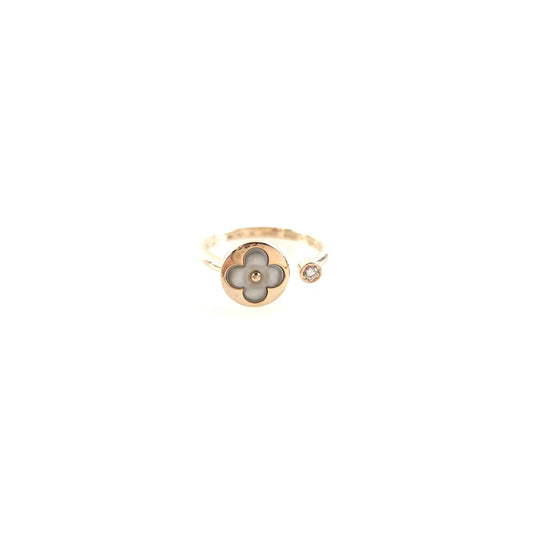 55 Color Blossom Mother-of-Pearl Diamond Mini Sun Ring