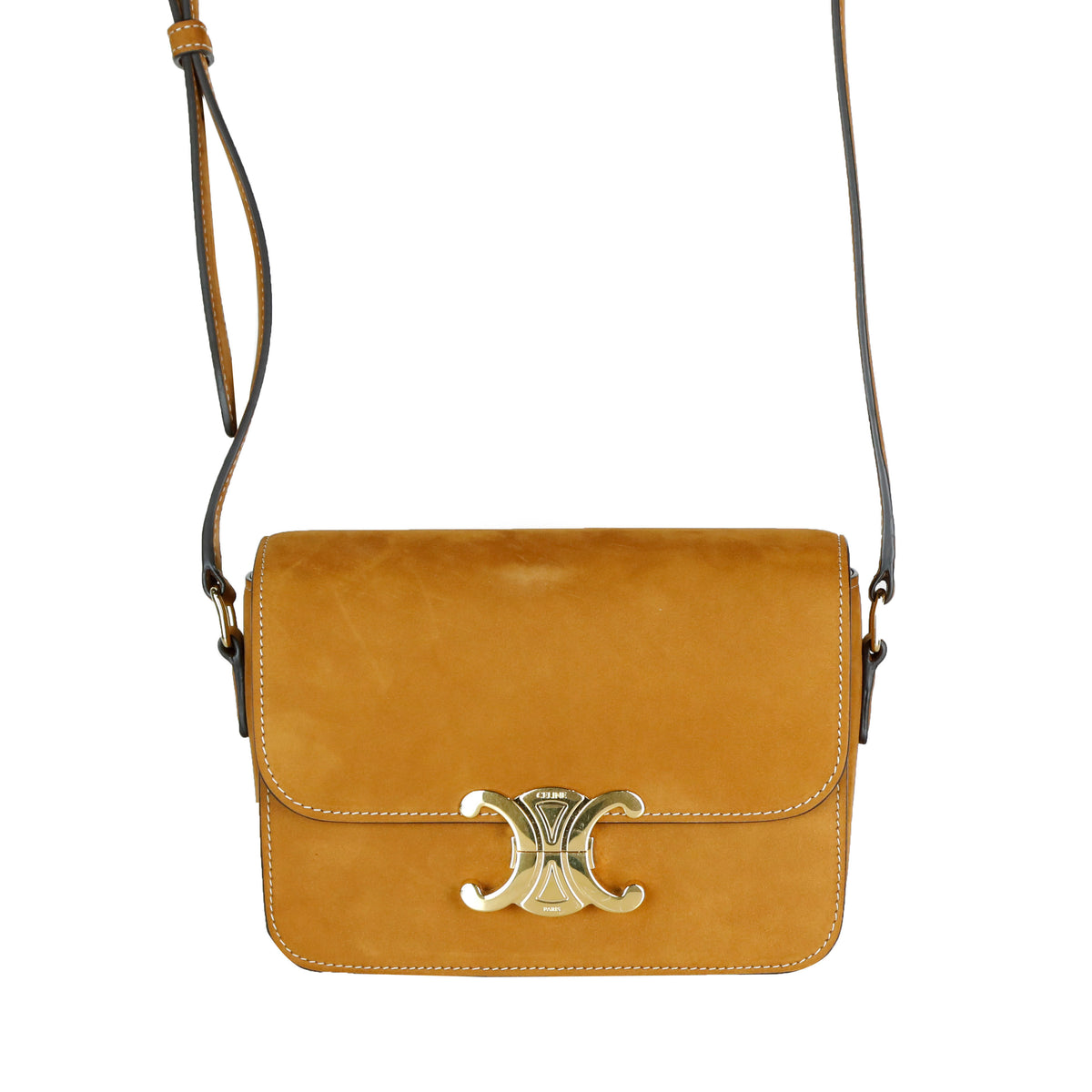 Nouboc Calfskin Tin Triomphe Shoulder Bag Crossbody Bag 188423