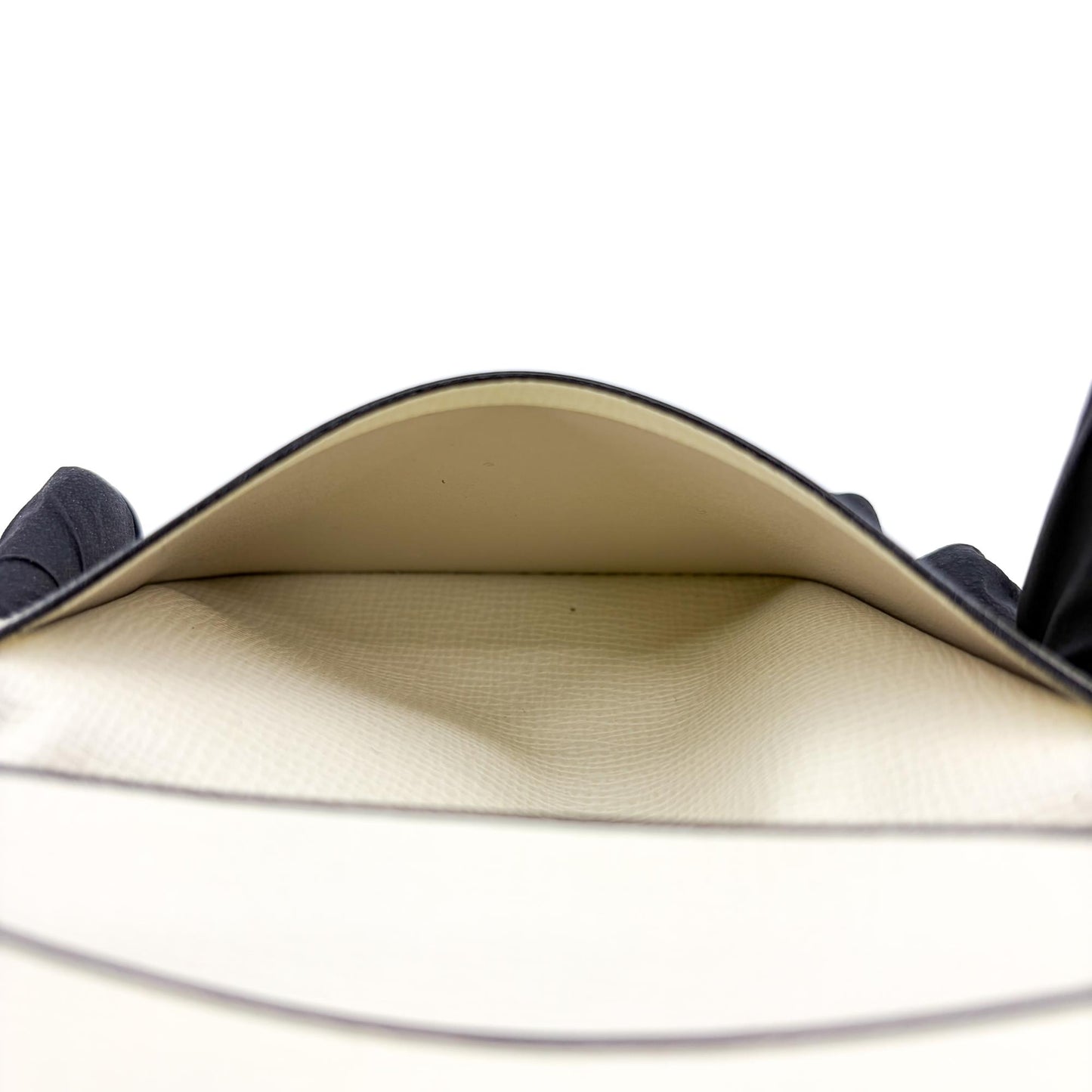 Valextra Vertical Card Holder Pergamena Ivory