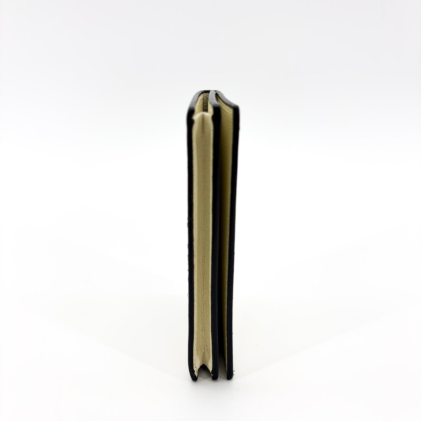 Valextra Vertical Card Holder Pergamena Ivory