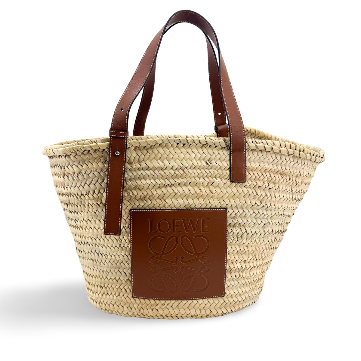 Loewe Medium Basket Bag Natural Tan
