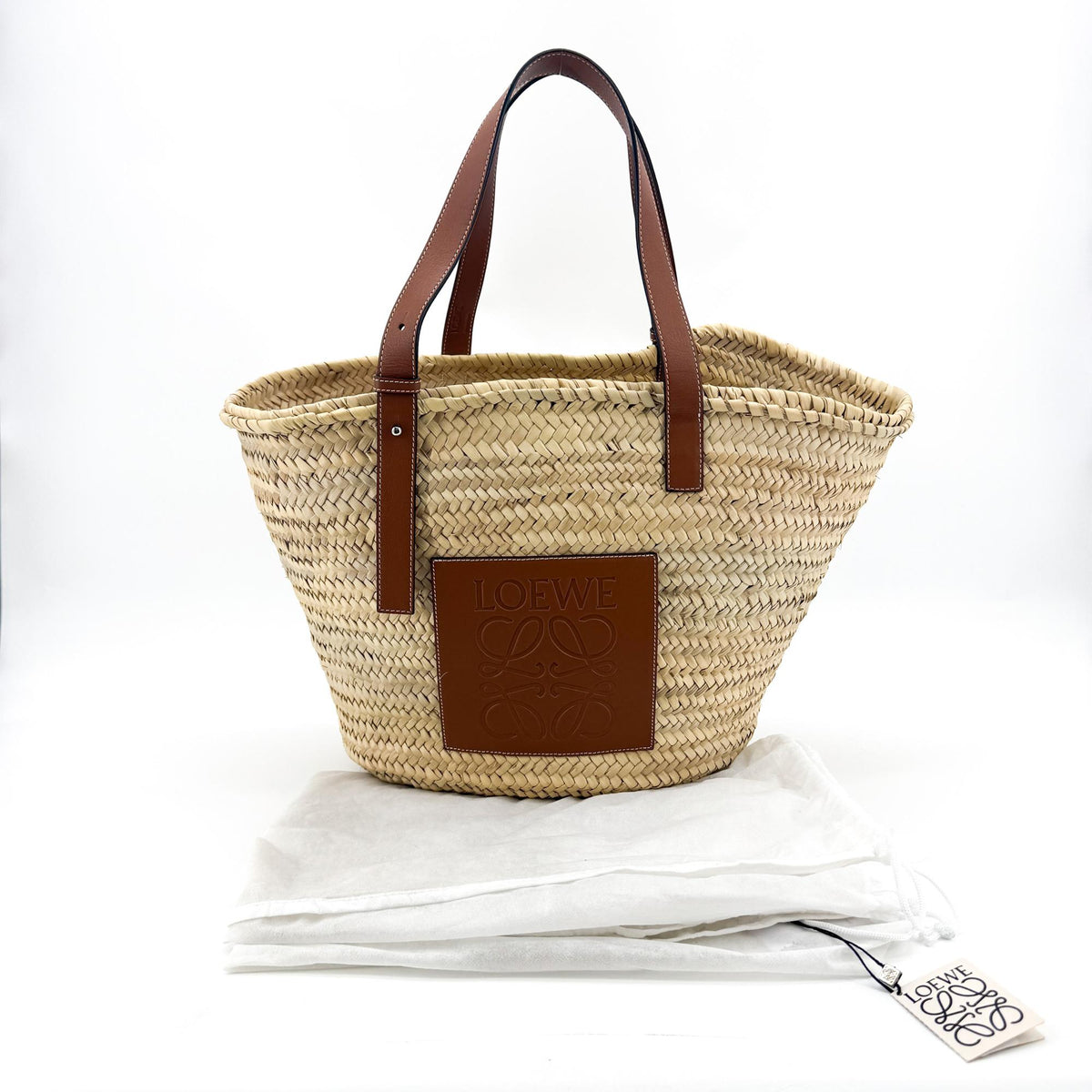 Loewe Medium Basket Bag Natural Tan