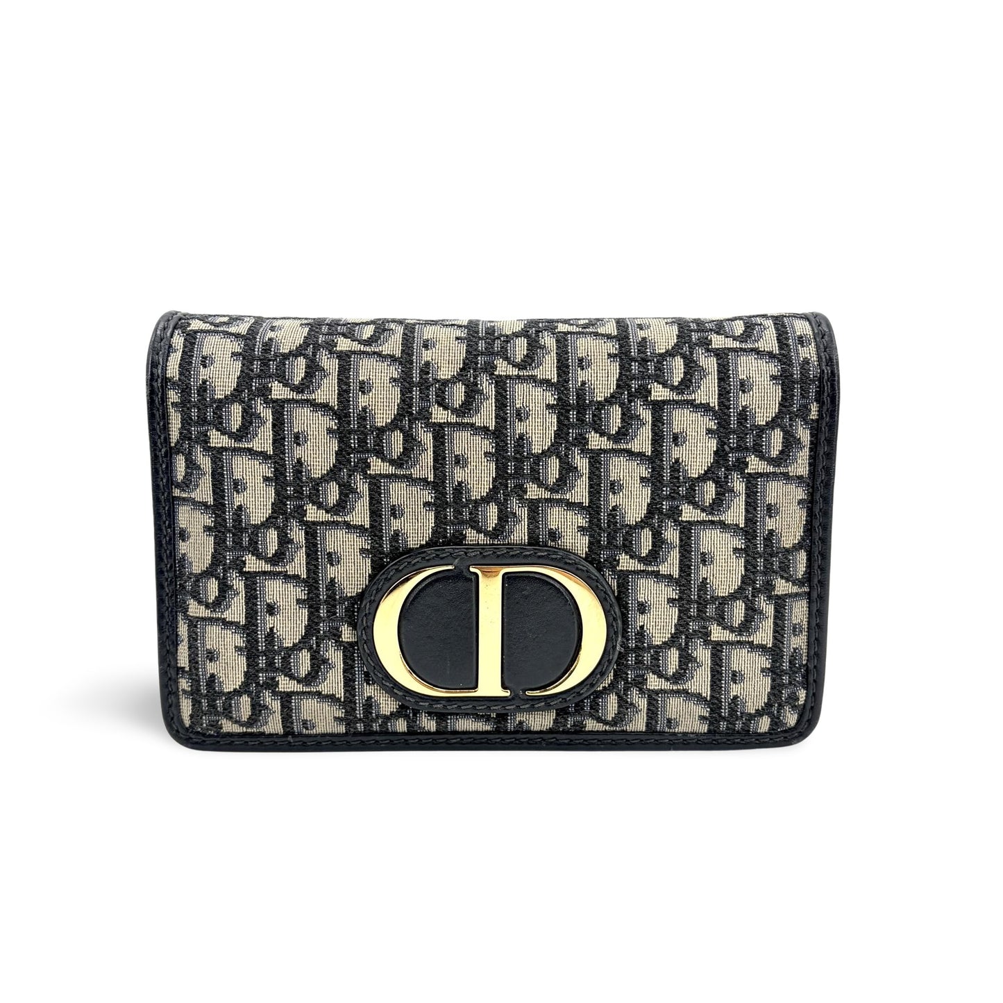 Dior 30 Montaigne Two-in-One Pouch Blue Dior Oblique Jacquard