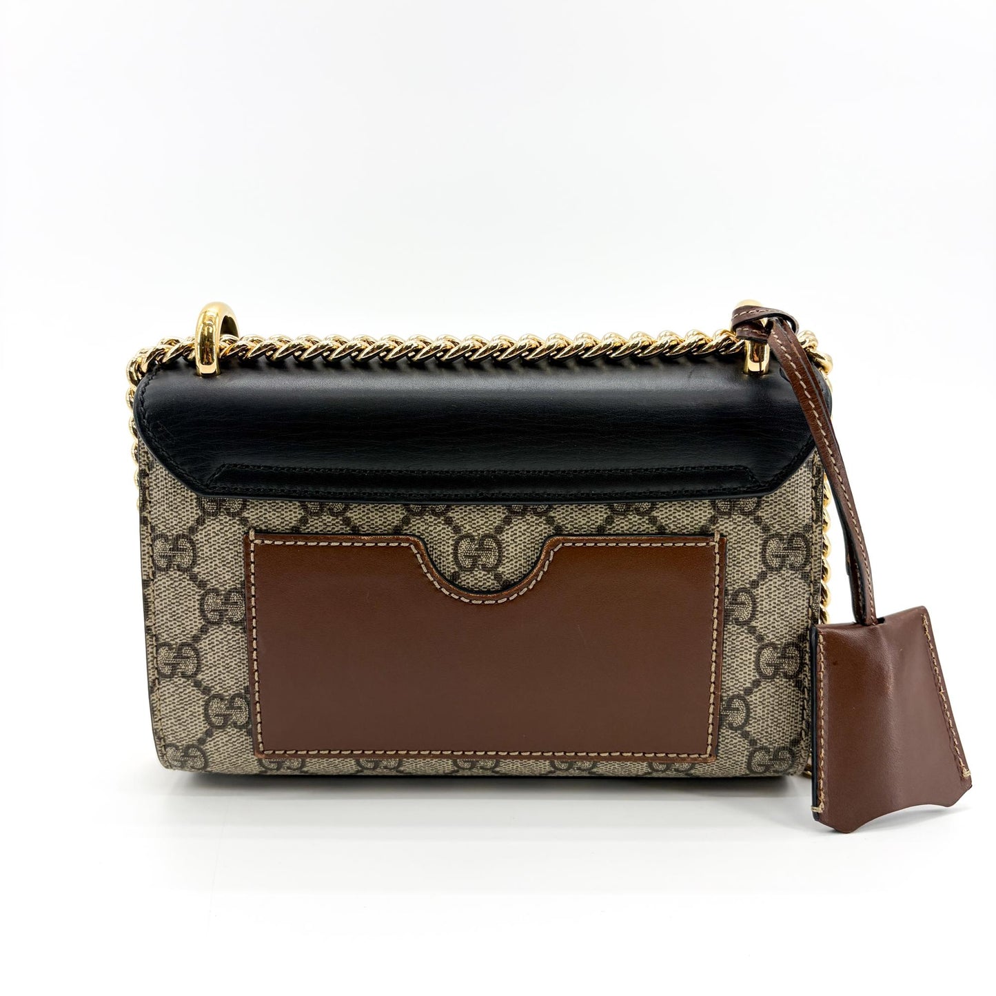Gucci Padlock Small GG Supreme Shoulder Bag Black