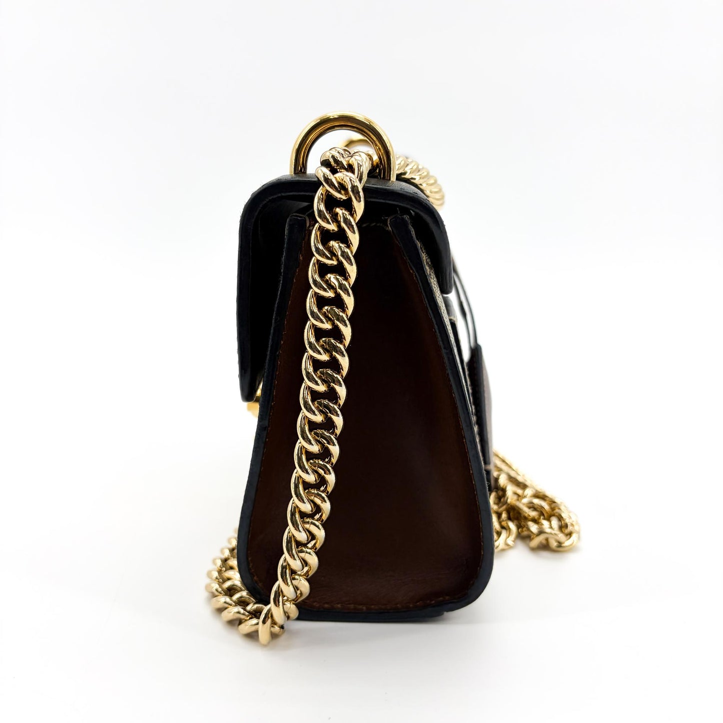 Gucci Padlock Small GG Supreme Shoulder Bag Black