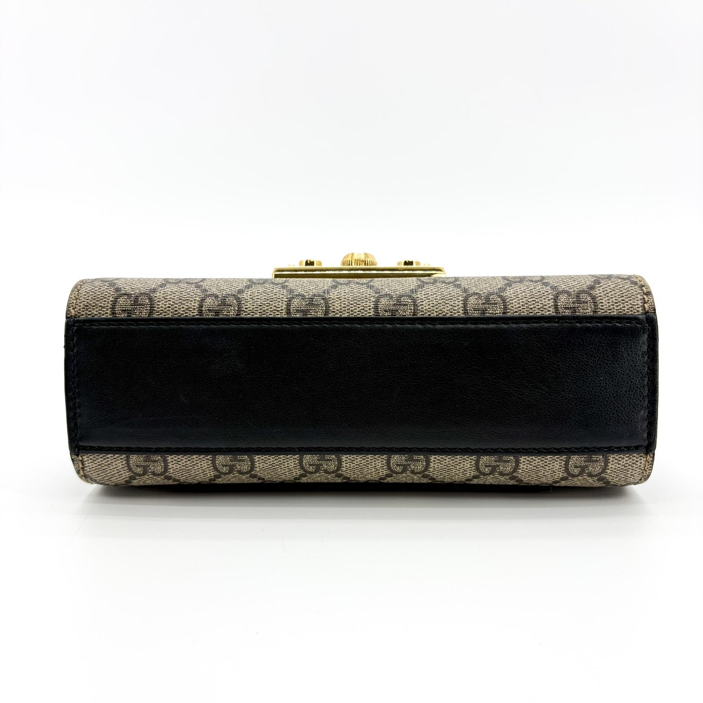 Gucci Padlock Small GG Supreme Shoulder Bag Black