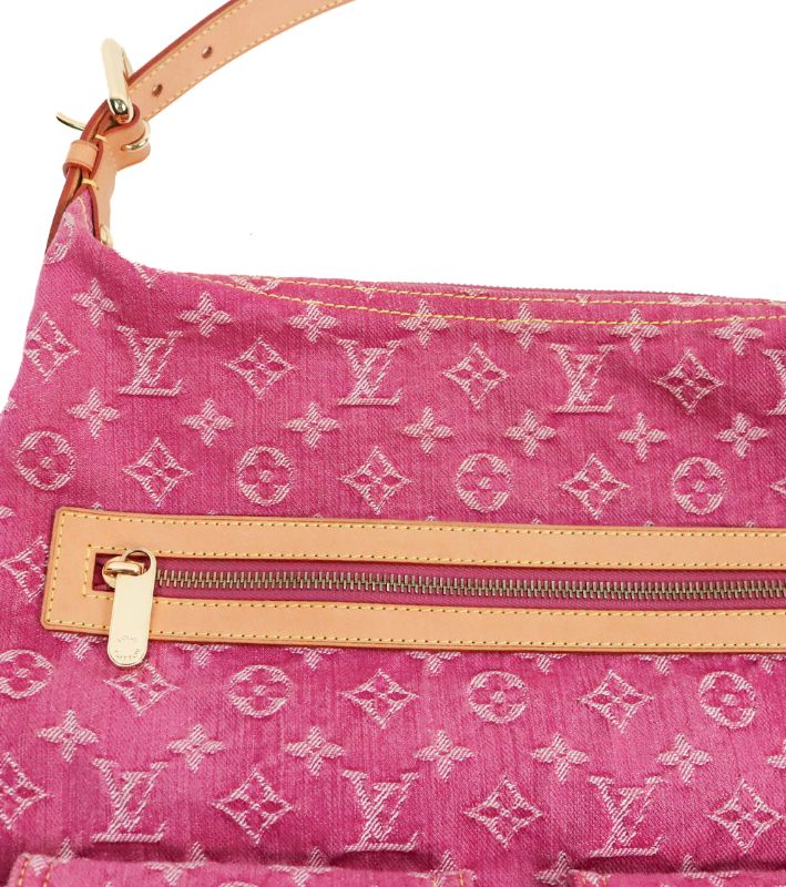 Louis Vuitton Pink Denim Baggy GM