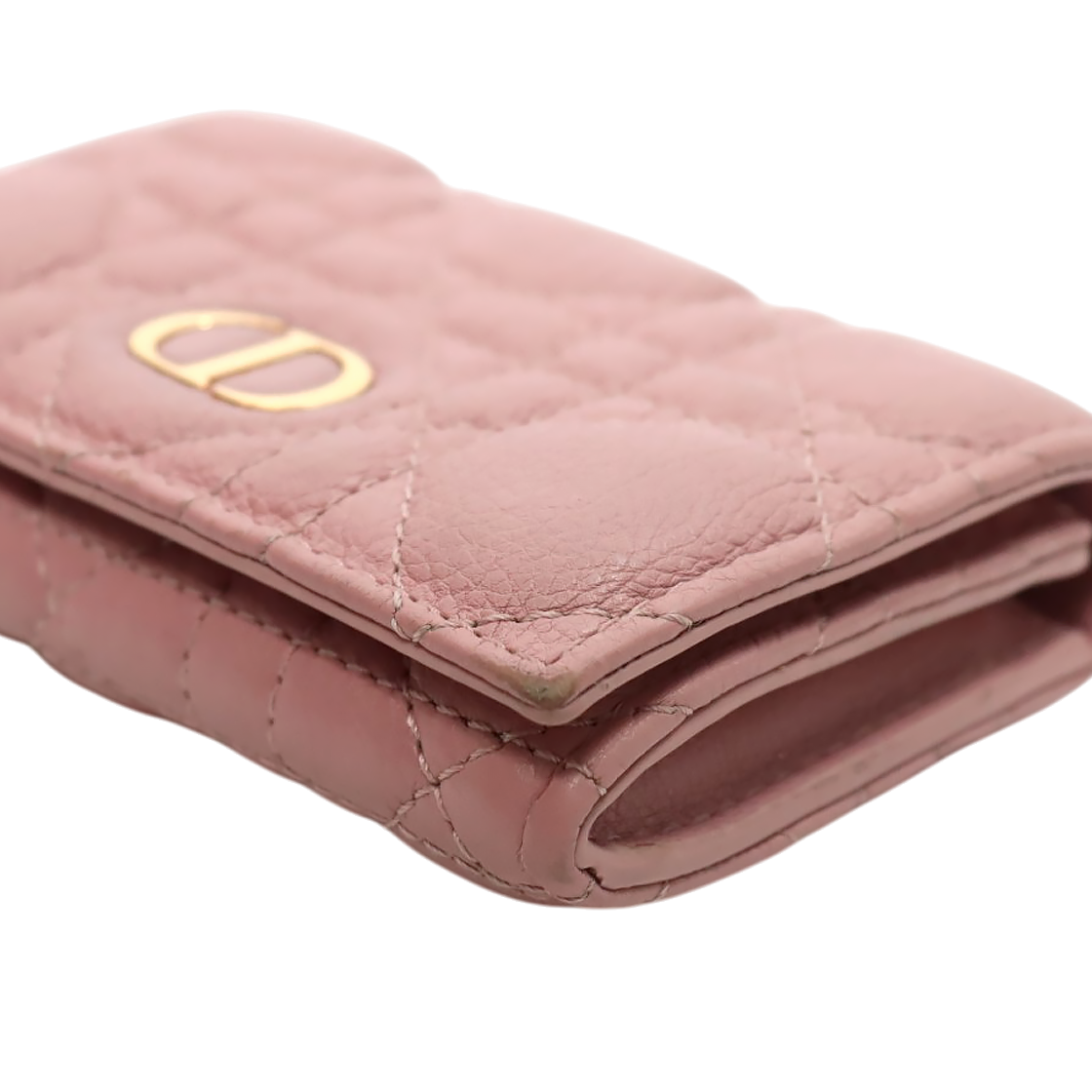 Dior Pink Caro Card Wallet