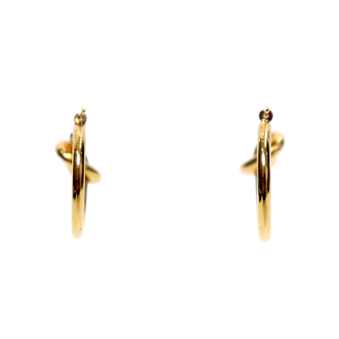 Céline Note Gold Earrings