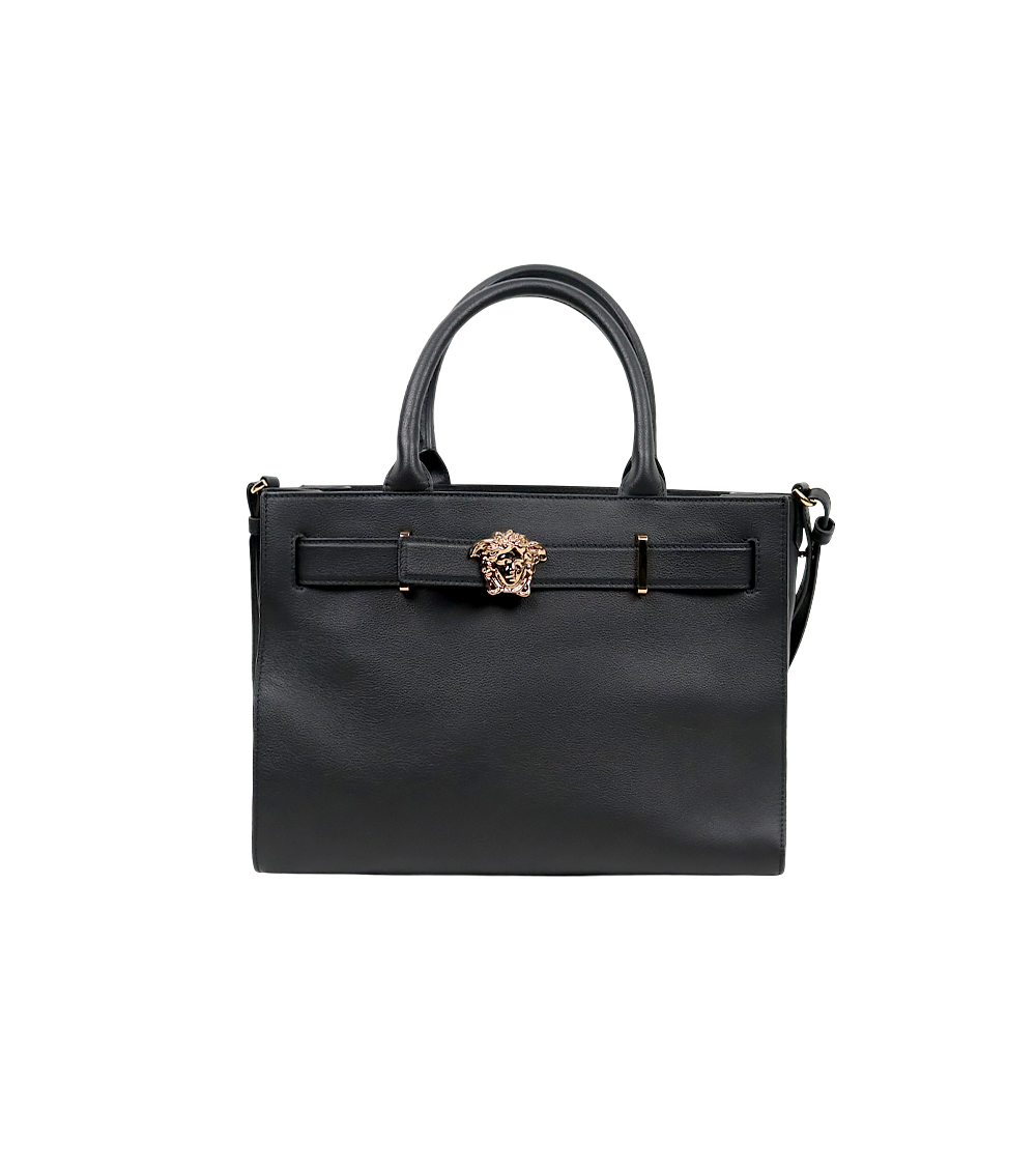Versace Black Medusa Shoulder Bag
