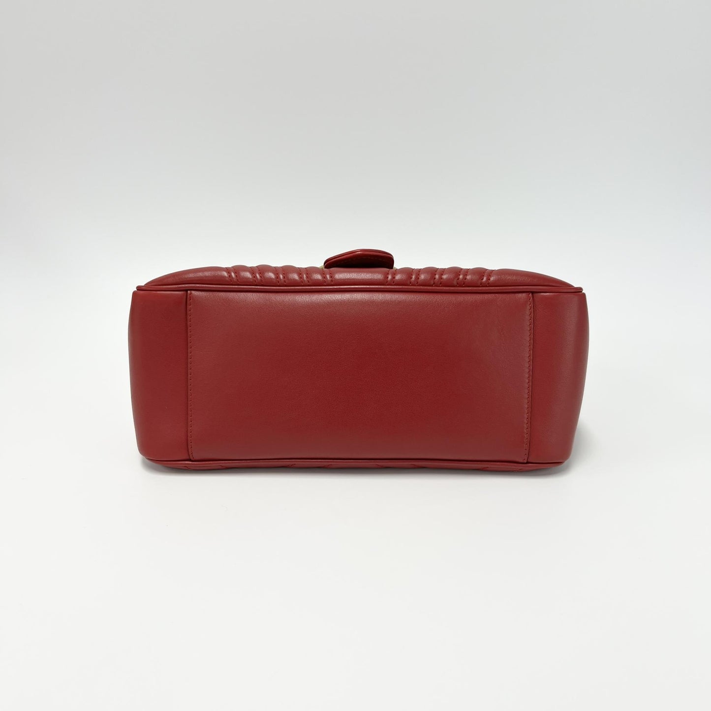 Gucci Marmont Matelassé Top Handle Red