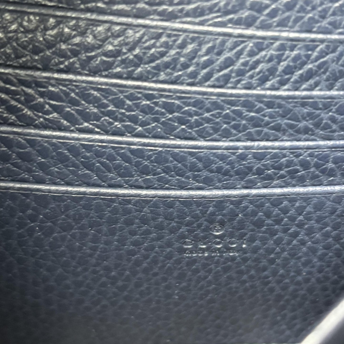 Gucci Dionysus Mini Leather Chain Bag Navy