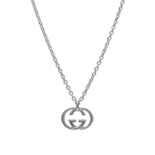 Gucci Interlocking G Silver Necklace