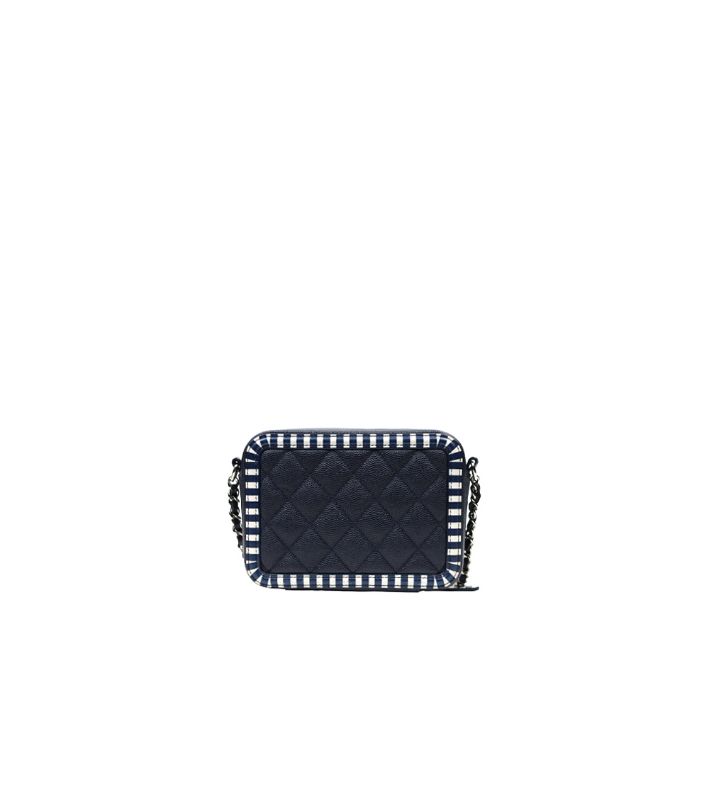 Chanel Navy Cosmetic Mini Shoulder Bag