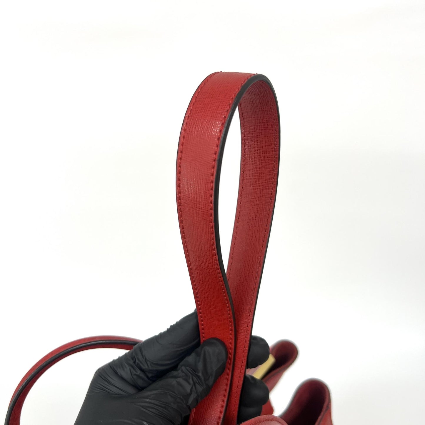 Fendi Medium 2 Jour Tote Bag Red