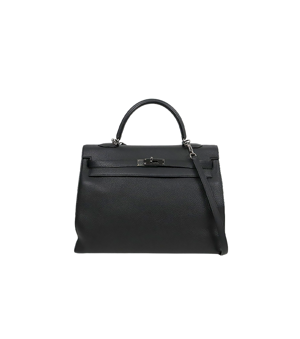 Hermès Kelly 32 Square with “I” Engraving