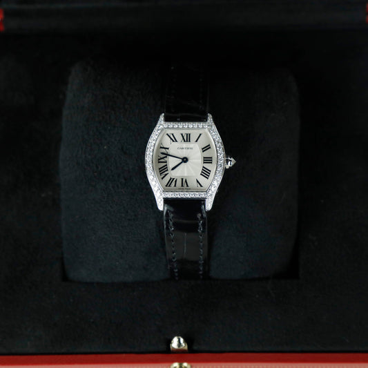 Ttoktwi Diamond White Gold Watch