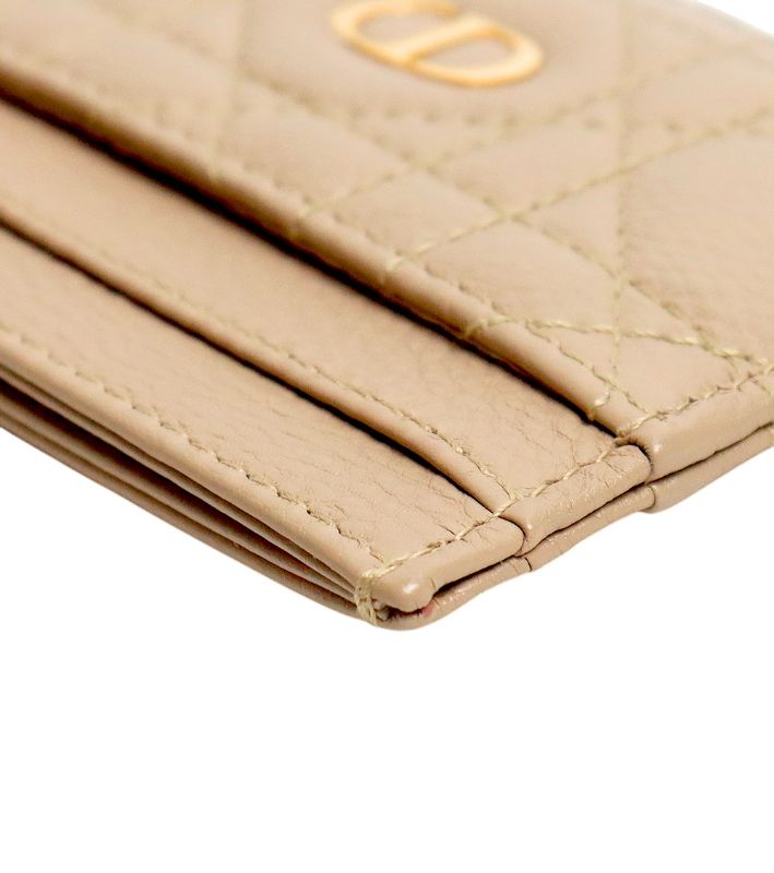 Dior Beige Caro Card Wallet