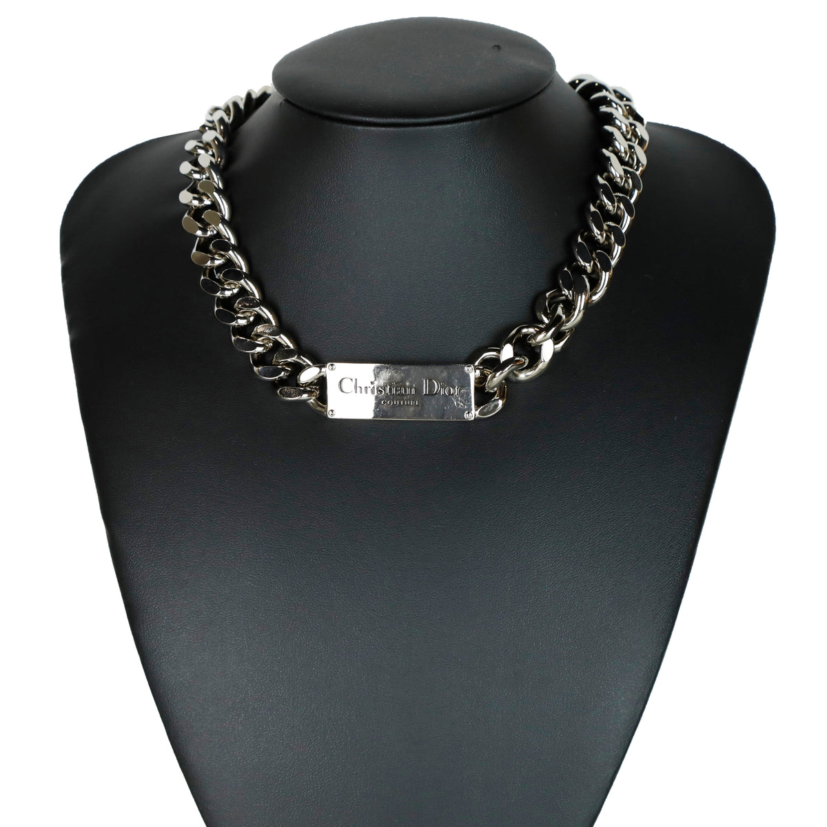 Couture chain link necklace