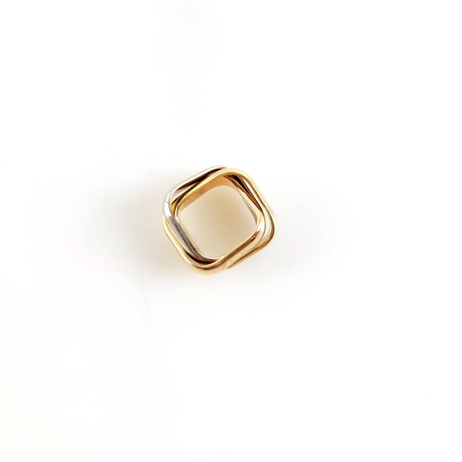 49 Large Trinity Cushion Ring