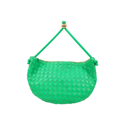 Bottega Veneta Green Turn Pouch Bag