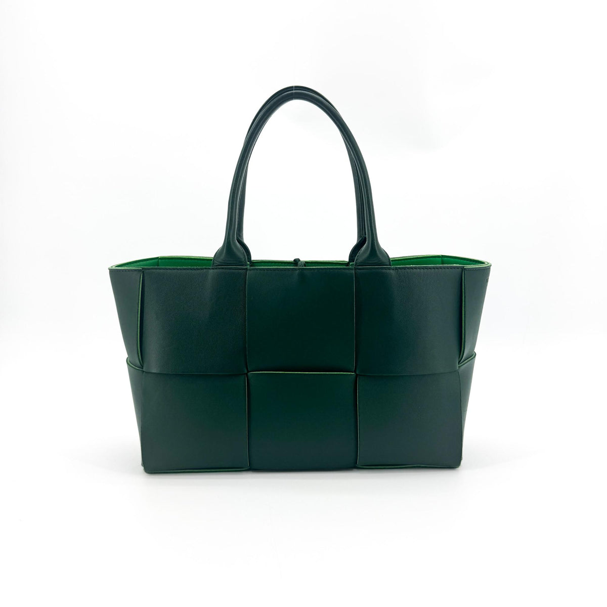 Bottega Veneta Small Arco Tote Bag Dark Green