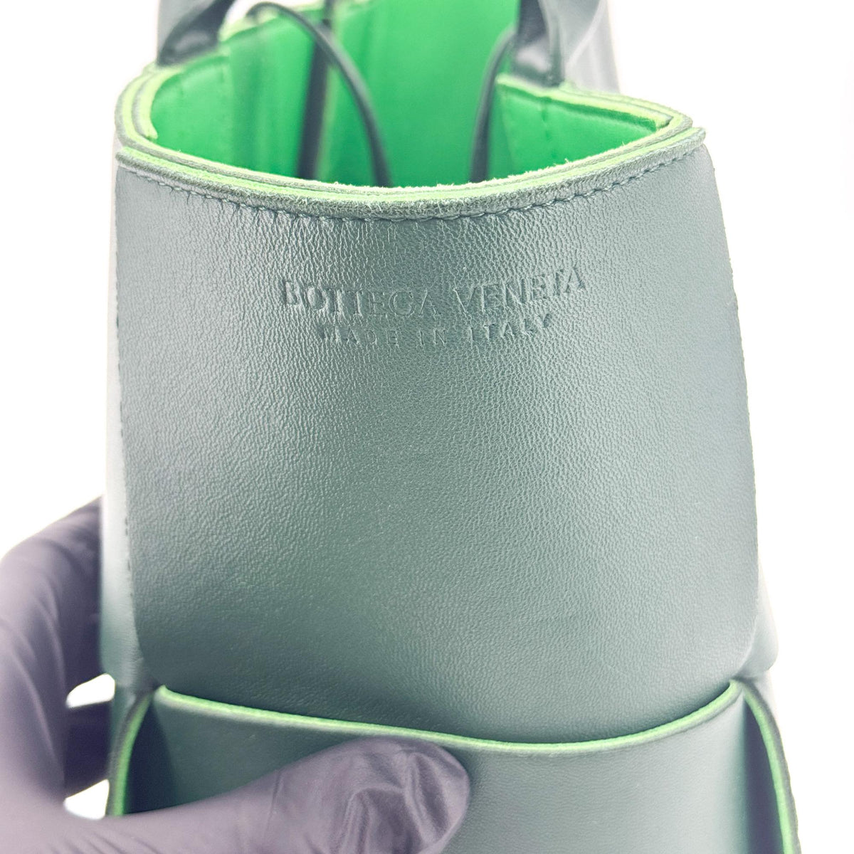 Bottega Veneta Small Arco Tote Bag Dark Green