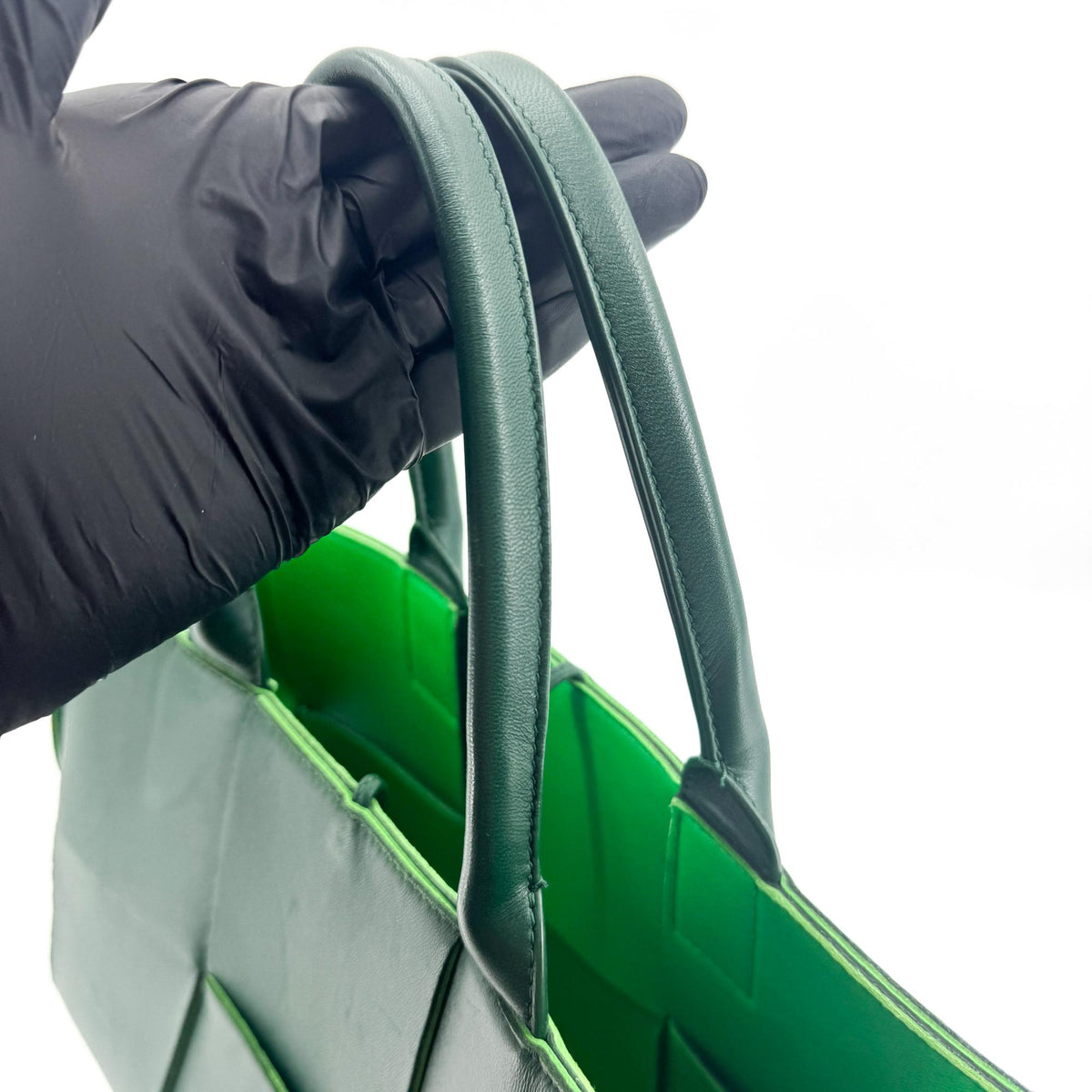 Bottega Veneta Small Arco Tote Bag Dark Green