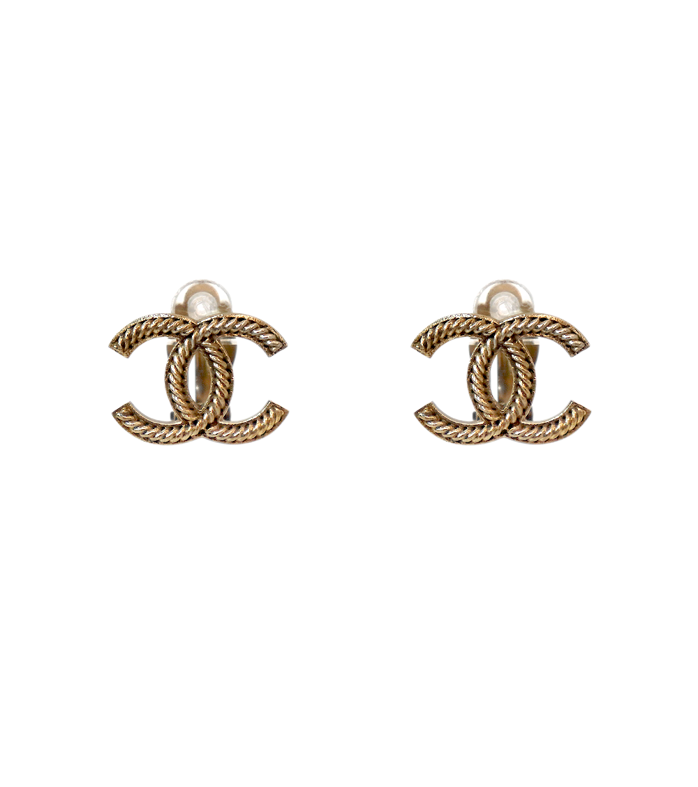 Chanel Twist CC Earrings