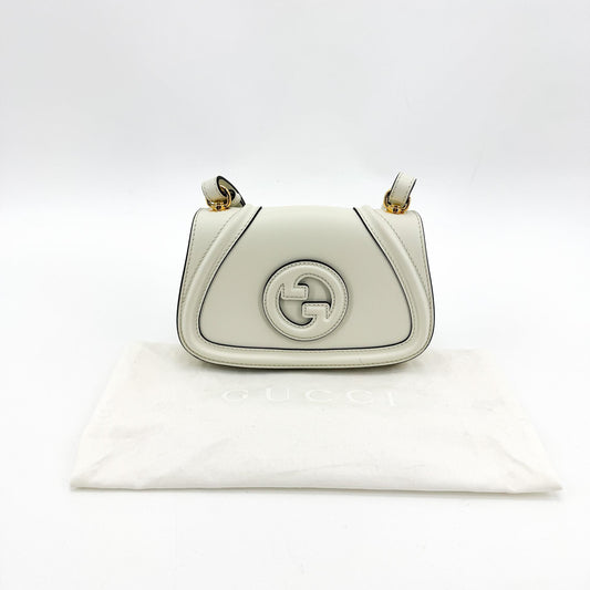 Gucci Blondie Mini Crossbody Bag White